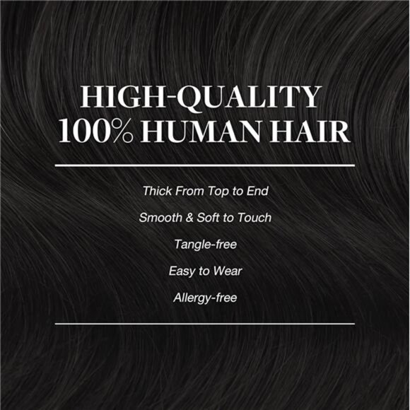 Clip in Hair Extensions Real Human Hair, Remy Human Hair Extensions - Picture 4 of 6